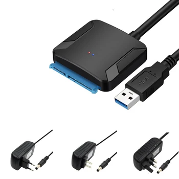 SATA To USB 3.0 Fast Transmission Easy To Use Hard Disk HDD Drive Convert Cable Portable With EU US UK Power Adapter
SATA To USB 3.0 Fast Transmission Easy To Use Hard Disk HDD Drive Convert Cable Portable With EU US UK Power Adapter