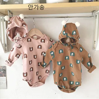 Newborn Baby Romper With Hat Bear Cartoon Baby Girls Boys Clothes Cotton Nightwear Infant Jumpsuit Long Sleeve Baby Pajamas
Newborn Baby Romper With Hat Bear Cartoon Baby Girls Boys Clothes Cotton Nightwear Infant Jumpsuit Long Sleeve Baby Pajamas