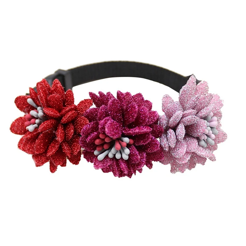 Pet Collars Exquisite Adjustable Cloth Flower Collars Dog Puppy Pet Decoration Collars Pet Grooming Supplies
Pet Collars Exquisite Adjustable Cloth Flower Collars Dog Puppy Pet Decoration Collars Pet Grooming Supplies