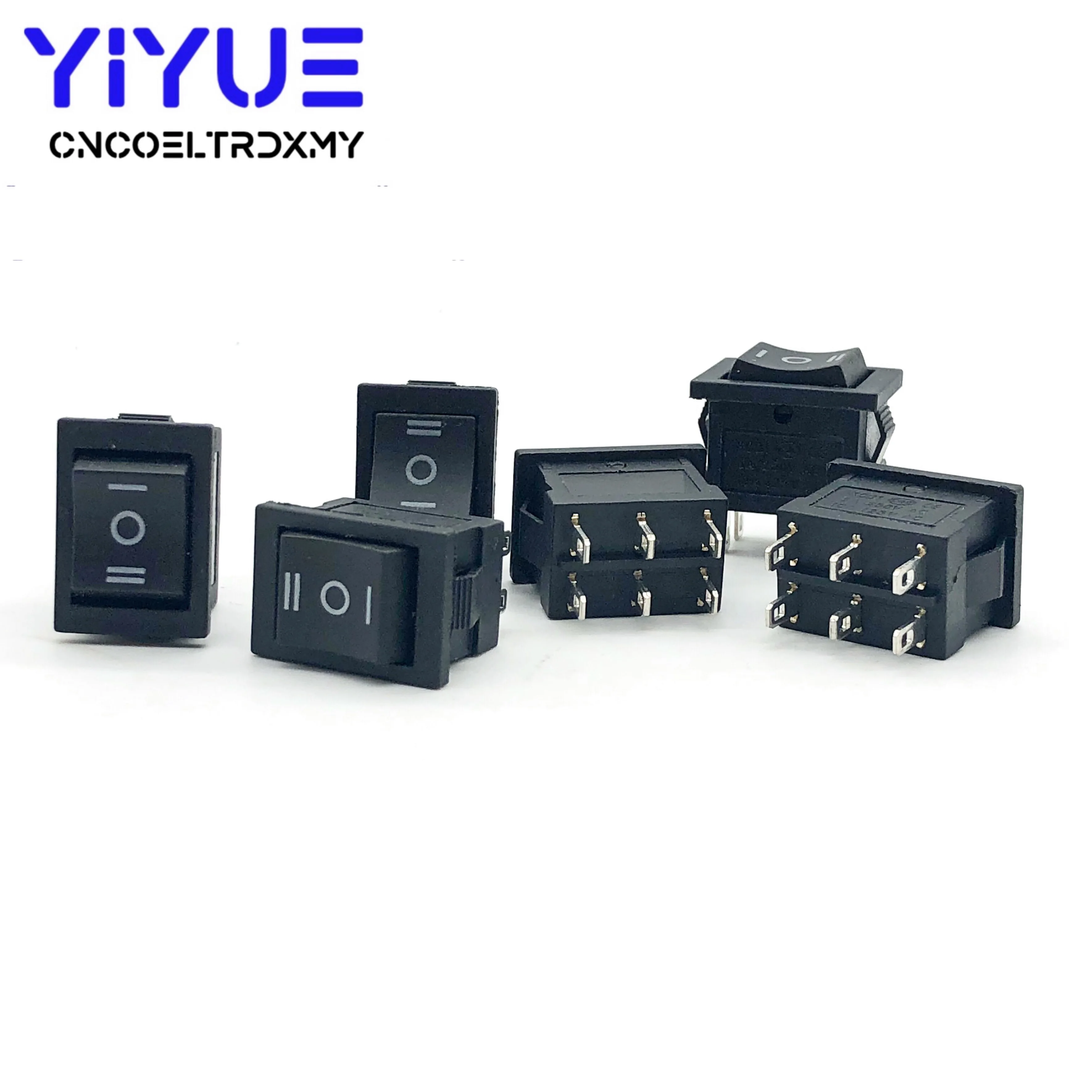 10pcs Push Button Switch 15*21mm 3 Position 6 Pins small black KCD1 ON-OFF-ON Boat Rocker Switch 6A/250VAC 10A/125VAC
10pcs Push Button Switch 15*21mm 3 Position 6 Pins small black KCD1 ON-OFF-ON Boat Rocker Switch 6A/250VAC 10A/125VAC