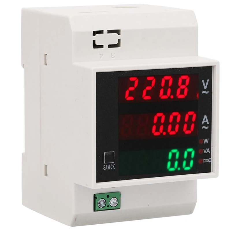Digital Energy Meter Din Rail LED Active Power Factor Multi-Functional Power Met Power Meter
Digital Energy Meter Din Rail LED Active Power Factor Multi-Functional Power Met Power Meter