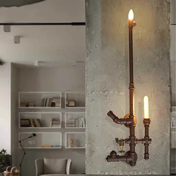 industrial wall lamp personality cafe bars nostalgic wind restoring ancient ways, wrought iron pipes, led wall lamp
industrial wall lamp personality cafe bars nostalgic wind restoring ancient ways, wrought iron pipes, led wall lamp