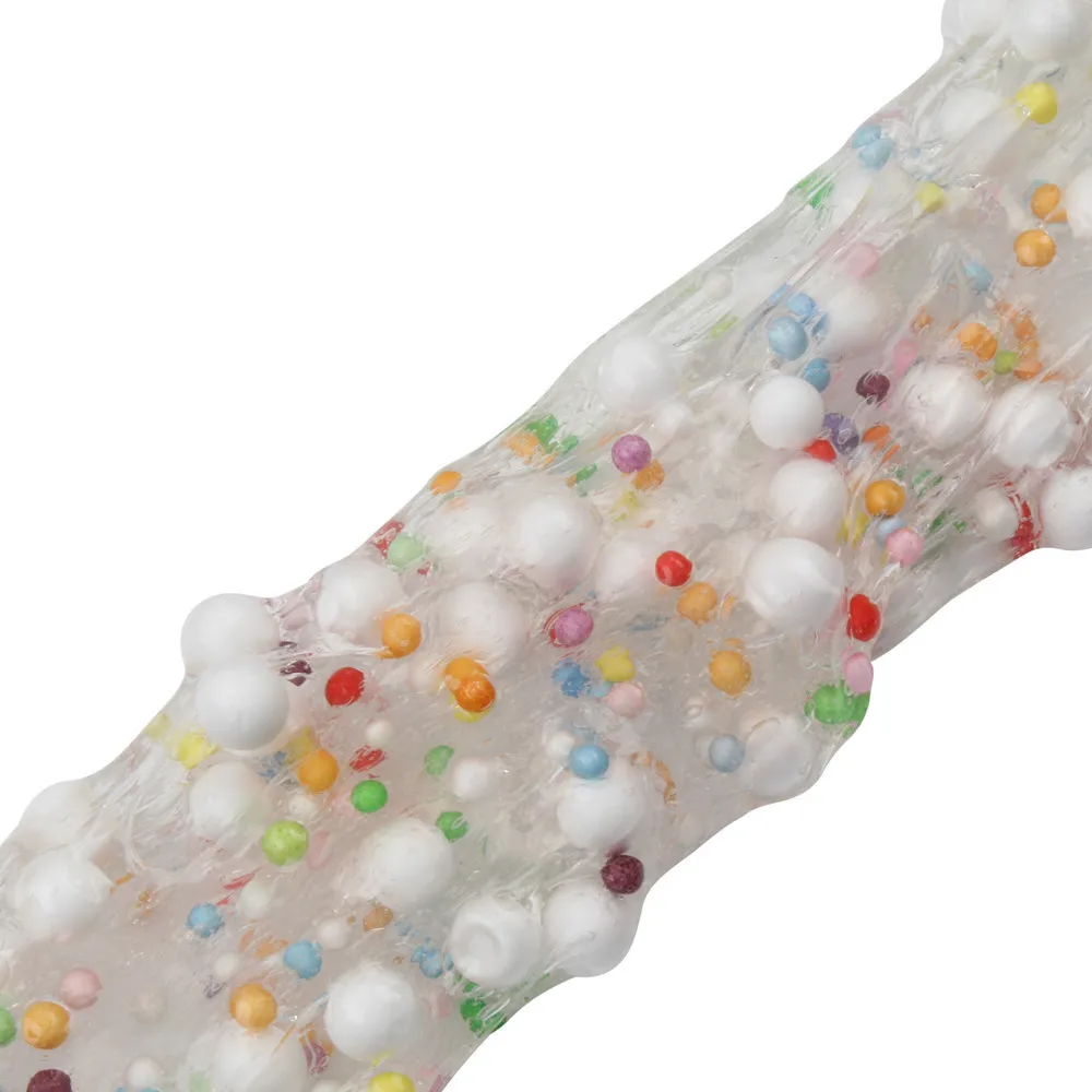 Beautiful Foam ball Cloud Slime Antistress Gadgets Stress Relief Kids Clay Toys Unzip Anti-stress Gift cute slime charms #B