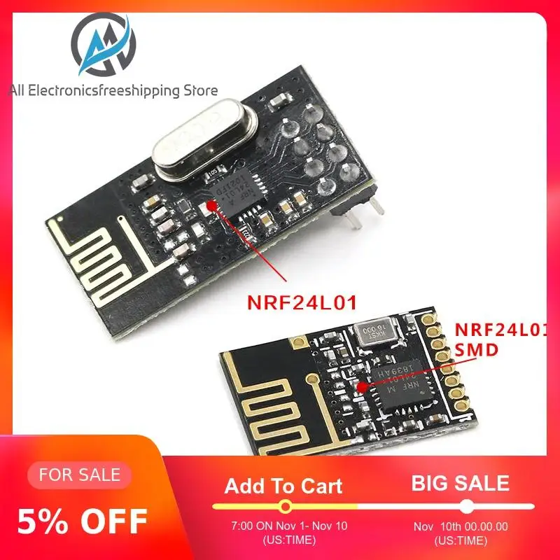 Беспроводной трансивер NRF24L01 + 2 4 GHz антенна модуль для микроконтроллер|Детали