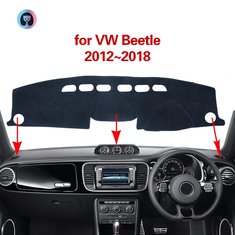 for VW Beetle 2012-2018 Anti-Slip Mat Dashboard Cover Pad Flannel Sunshade Dashmat Carpet Car Accessories 2013 2014 2015 2016
for VW Beetle 2012-2018 Anti-Slip Mat Dashboard Cover Pad Flannel Sunshade Dashmat Carpet Car Accessories 2013 2014 2015 2016