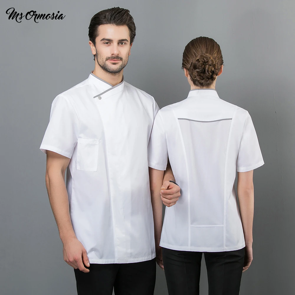 High Quality Chef Jacket Cook Coat Restaurant Kitchen Chef Uniform Short Sleeve Chef Clothes Hotel Bakery Pastry Cafe Overalls
High Quality Chef Jacket Cook Coat Restaurant Kitchen Chef Uniform Short Sleeve Chef Clothes Hotel Bakery Pastry Cafe Overalls