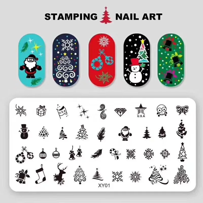 New Snowman snowflake Nail Stamping Plate Christmas tree Nails Art Stamp Stainless Steel Templates for Nail Art Tools Manicure
New Snowman snowflake Nail Stamping Plate Christmas tree Nails Art Stamp Stainless Steel Templates for Nail Art Tools Manicure