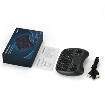 2.4GHz Mini Wireless QWERTY Keyboard with Backlight For Desktop / Laptop Dual Mouse USB Receiver Plug and Play 4 Languages
2.4GHz Mini Wireless QWERTY Keyboard with Backlight For Desktop / Laptop Dual Mouse USB Receiver Plug and Play 4 Languages