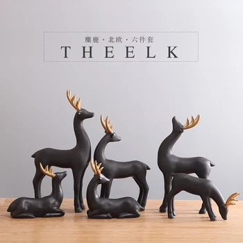 NORDIC CREATIVE RESIN FAMILY DEER FIGURINES VINTAGE ELK STATUE HOME DECOR CRAFTS ROOM DECORATION OBJECTS RESIN ANIMAL FIGURINES
NORDIC CREATIVE RESIN FAMILY DEER FIGURINES VINTAGE ELK STATUE HOME DECOR CRAFTS ROOM DECORATION OBJECTS RESIN ANIMAL FIGURINES
