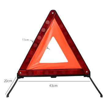 Practical Car Stop Sign Tripod Road Flasher Triangle Emergency Warning Sign Foldable Reflective Safety Roadside Lighting
Practical Car Stop Sign Tripod Road Flasher Triangle Emergency Warning Sign Foldable Reflective Safety Roadside Lighting