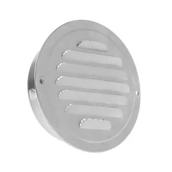 Stainless Steel Exterior Wall Air Vent Grille Round Ducting Ventilation Grilles G92B 
Stainless Steel Exterior Wall Air Vent Grille Round Ducting Ventilation Grilles G92B