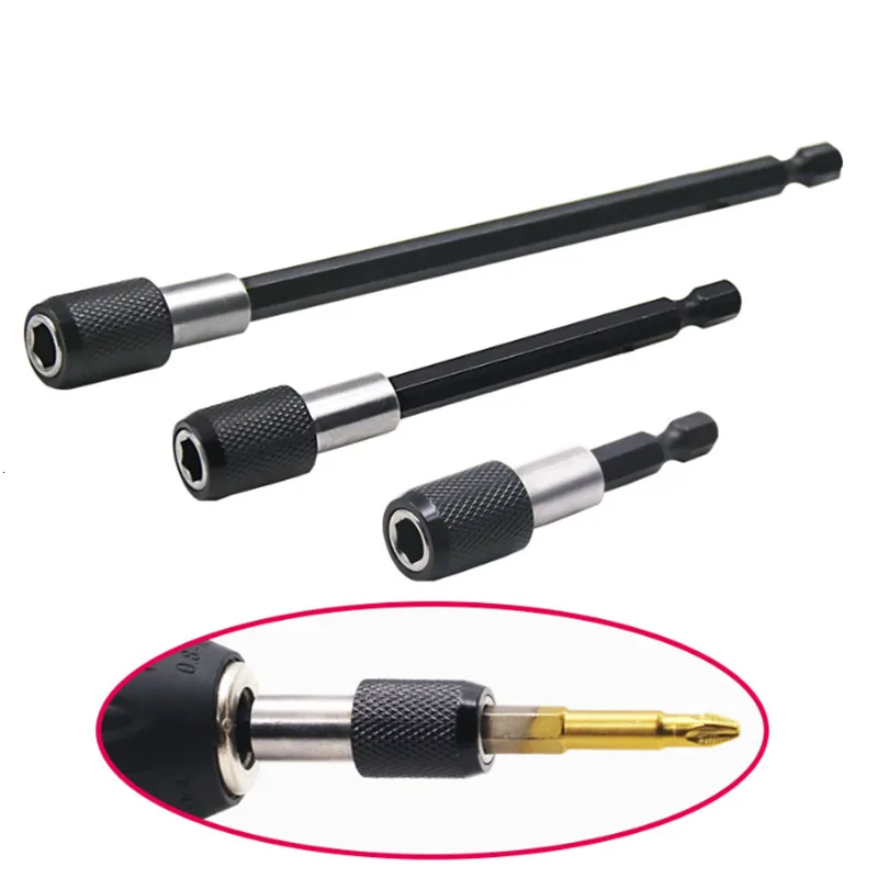 3pcs/Set 1/4 Inch Quick Hex Shank Release Magnetic Electric Screwdriver Extension Bit Holder 60 100 150mm Extension Rod Tools
3pcs/Set 1/4 Inch Quick Hex Shank Release Magnetic Electric Screwdriver Extension Bit Holder 60 100 150mm Extension Rod Tools