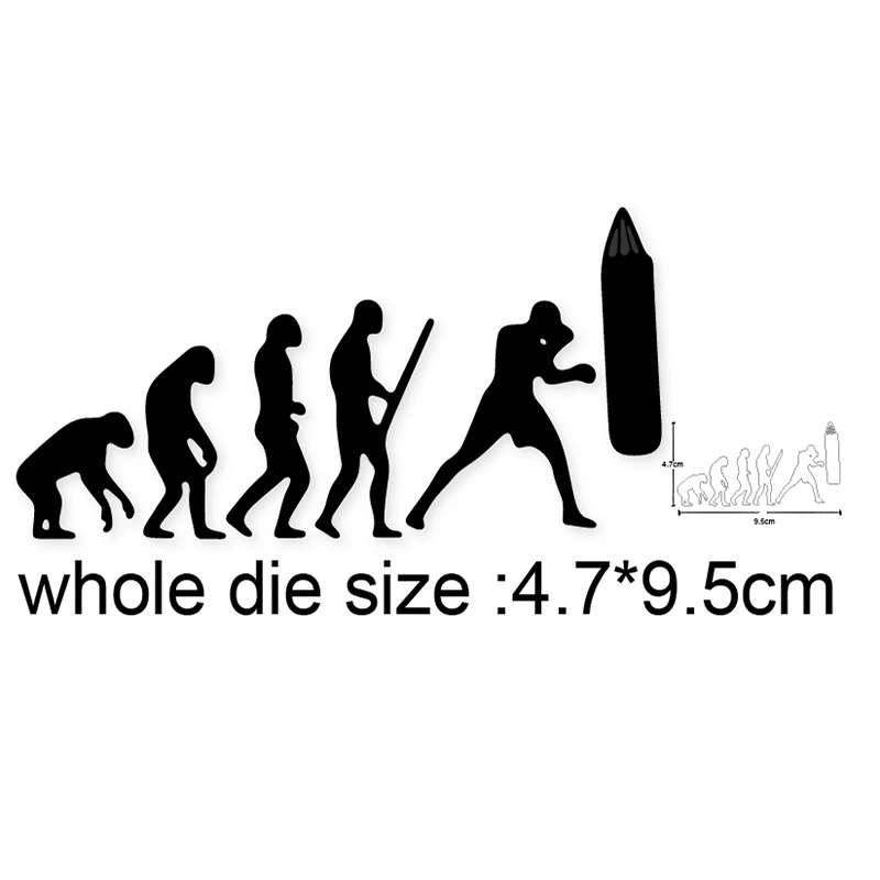 Metal Cutting Dies Human Evolution Big boxing DIY Scrapbooking Stamps Craft Embossing Die Cut Making Stencil Template
Metal Cutting Dies Human Evolution Big boxing DIY Scrapbooking Stamps Craft Embossing Die Cut Making Stencil Template