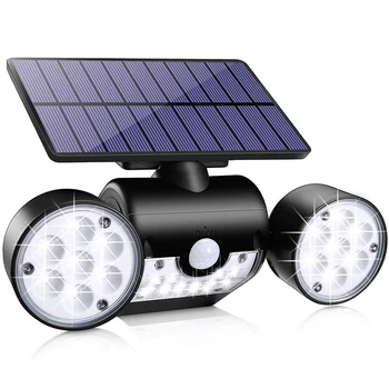 1 Solar Light, Motion Sensor Safety Light, Solar Wall Light with Double Spotlight, Waterproof 360 ° Adjustable Outdoor Solar Cou
1 Solar Light, Motion Sensor Safety Light, Solar Wall Light with Double Spotlight, Waterproof 360 ° Adjustable Outdoor Solar Cou