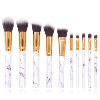 10pcs Pro Makeup Brushes Set brown Foundation Powder Eyeliner Eyeshadow Brush 2019
10pcs Pro Makeup Brushes Set brown Foundation Powder Eyeliner Eyeshadow Brush 2019