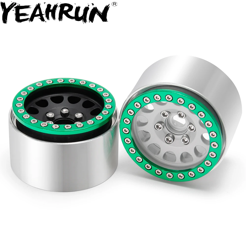 YEAHRUN 4pcs 1.9 inch Wheel Rims Beadlock Ring Metal Replacement for 1/10 RC Axial SCX10
YEAHRUN 4pcs 1.9 inch Wheel Rims Beadlock Ring Metal Replacement for 1/10 RC Axial SCX10