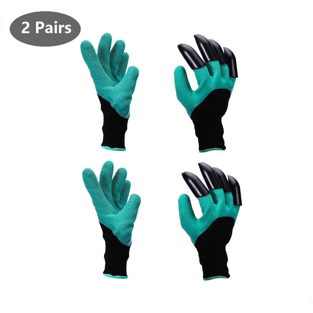 2 Pairs Gardening Gloves with Claws Puncture Resistant, Waterproof Safe Garden Gloves for Digging, Pruning & Planting
2 Pairs Gardening Gloves with Claws Puncture Resistant, Waterproof Safe Garden Gloves for Digging, Pruning & Planting