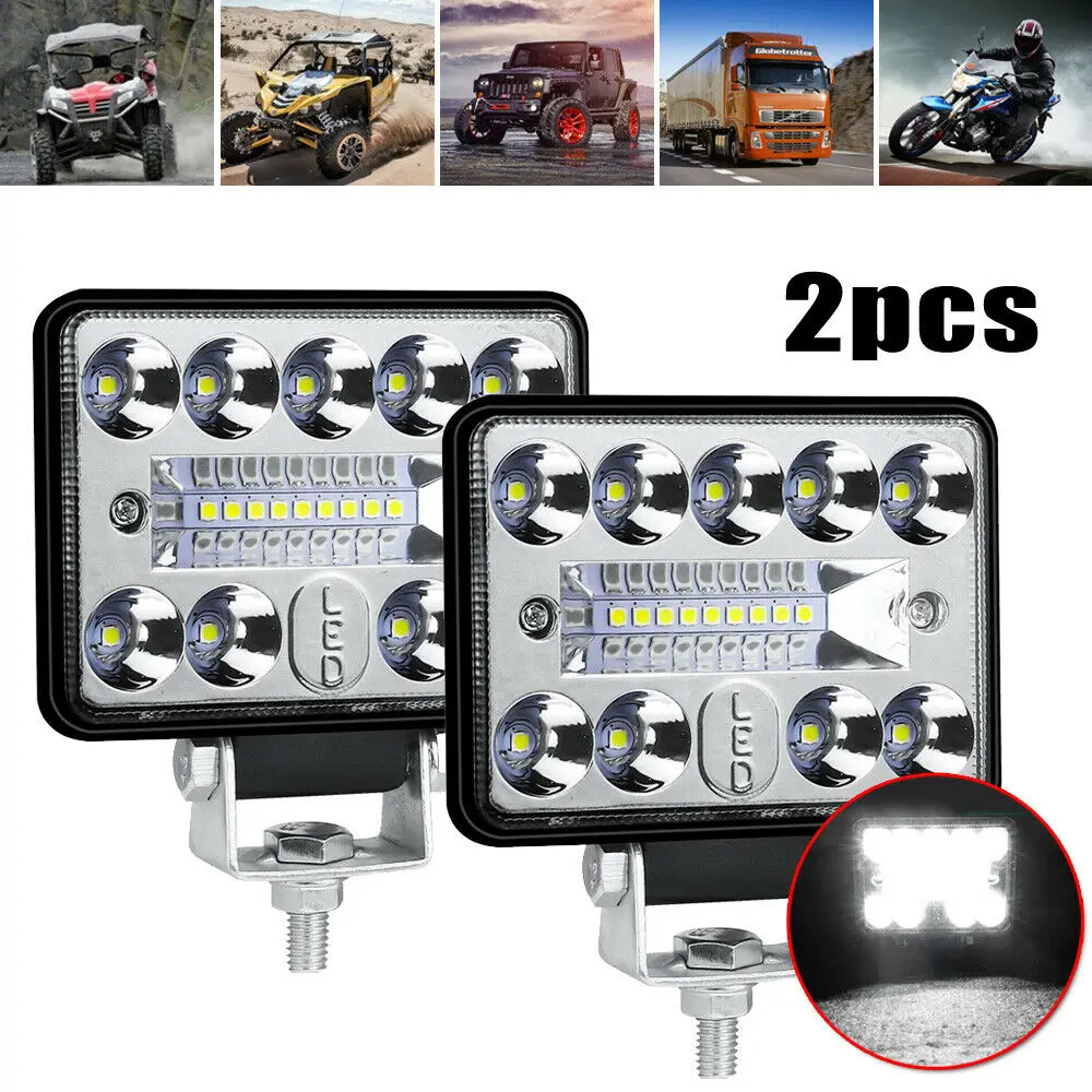 2pcs 19LED Light Bar Waterproof IP67 2800LM 57W Flood Beam Fog light for Work Driving Offroad Boat Car Tractor Truck
2pcs 19LED Light Bar Waterproof IP67 2800LM 57W Flood Beam Fog light for Work Driving Offroad Boat Car Tractor Truck