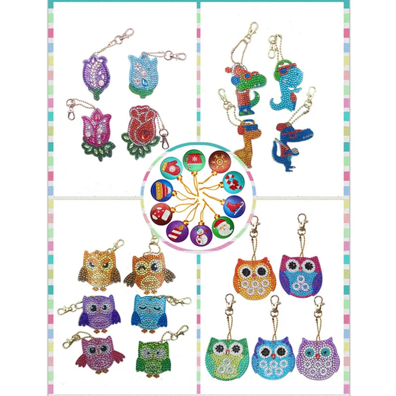 4-10pcs Many Designs Diamond Keychain Animal Christmas X-Max Pattern Keyring Diamond Painting Decor Bag Pendant Jewelry Gift
4-10pcs Many Designs Diamond Keychain Animal Christmas X-Max Pattern Keyring Diamond Painting Decor Bag Pendant Jewelry Gift