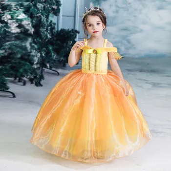 Girls Dress up Belle Princess Dress Snow White Cosplay Costume Halloween Party Rapunzel Dresses for Girls Children's Clothing
Girls Dress up Belle Princess Dress Snow White Cosplay Costume Halloween Party Rapunzel Dresses for Girls Children's Clothing
