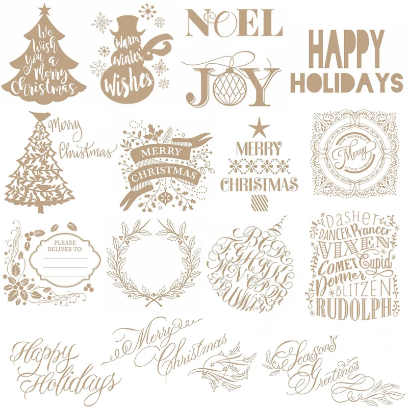 Christmas Tree Letter Hot Foil Plate Metal Cutting Dies Stencils for DIY Scrapbooking Album Embossing Cards Crafts Die Cut
Christmas Tree Letter Hot Foil Plate Metal Cutting Dies Stencils for DIY Scrapbooking Album Embossing Cards Crafts Die Cut