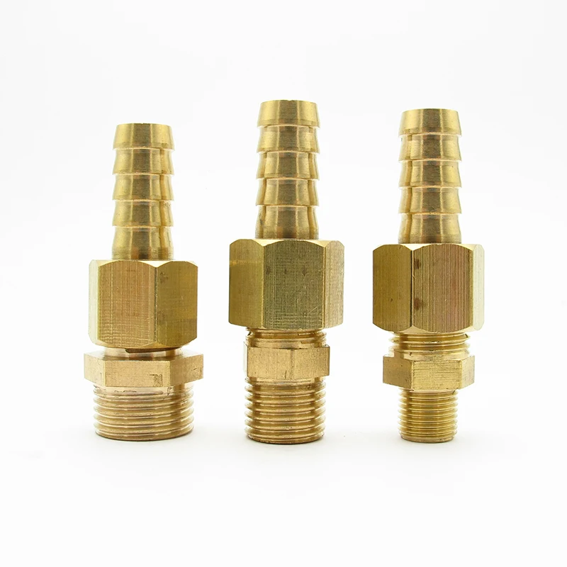 10mm Hose Barb x 1/8" 1/4" 3/8" BSP Male Thread Brass Rotary Barbed Pipe Fitting Coupler Connector Adapter For Fuel Gas Water
10mm Hose Barb x 1/8" 1/4" 3/8" BSP Male Thread Brass Rotary Barbed Pipe Fitting Coupler Connector Adapter For Fuel Gas Water