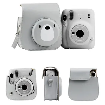For Fujifilm Instax Mini 11 Mini11 Instant Film Camera PU Leather Bag Case Cover Shell With Shoulder Strap Cute Bear Camera Bag
For Fujifilm Instax Mini 11 Mini11 Instant Film Camera PU Leather Bag Case Cover Shell With Shoulder Strap Cute Bear Camera Bag