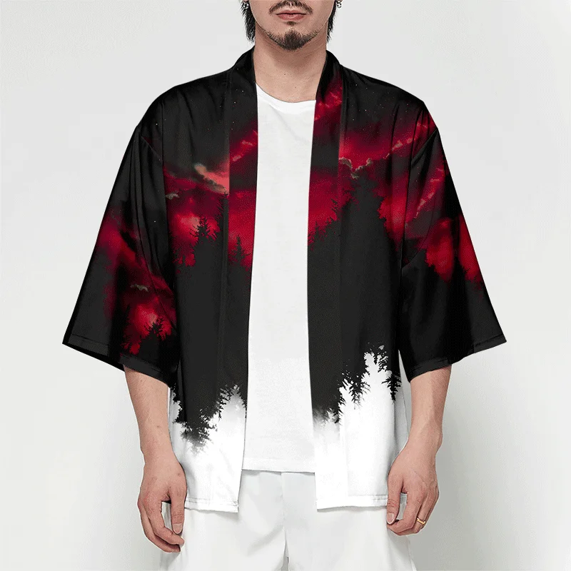 casaco kimono masculino