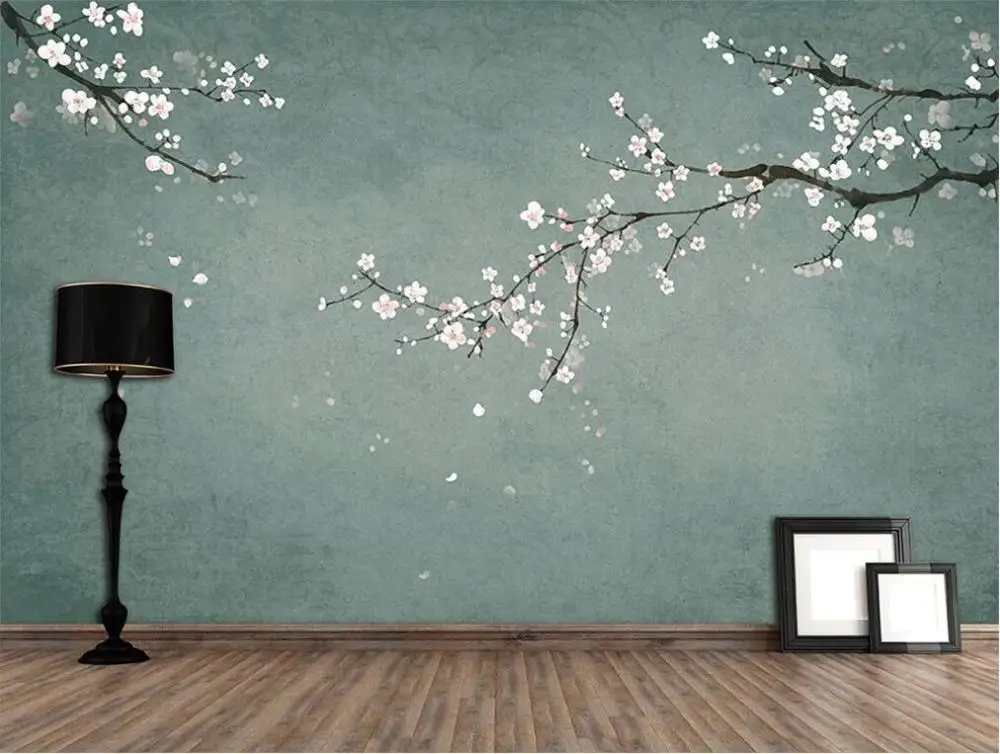 XUE SU Wallcovering custom wallpaper mural new Chinese style hand-painted plum blossom pen and bird illustration
XUE SU Wallcovering custom wallpaper mural new Chinese style hand-painted plum blossom pen and bird illustration