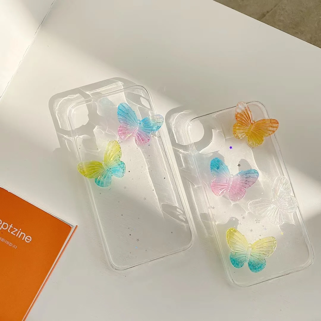 Gradient Butterfly Phone Case for Iphone 11 Pro Max Funda X XR XS Max 8 7Plus SE 2020 Coque Glitter Transparent Soft TPU Cover
Gradient Butterfly Phone Case for Iphone 11 Pro Max Funda X XR XS Max 8 7Plus SE 2020 Coque Glitter Transparent Soft TPU Cover