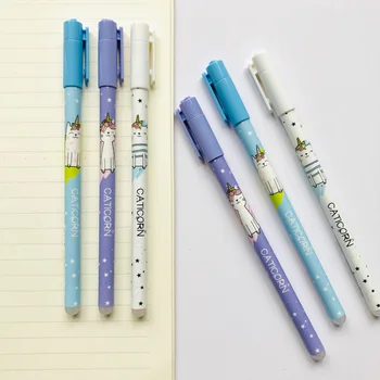 3X Fresh Cat Unicorn Erasable Gel Pen Rollerball School Office Supply Stationery 0.5mm Black Ink
3X Fresh Cat Unicorn Erasable Gel Pen Rollerball School Office Supply Stationery 0.5mm Black Ink