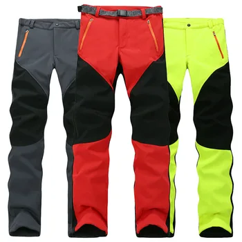 Winter Men's Outdoor Sports Trousers Windproof Waterproof Fleece Warm Hiking Pants Men Women Skiing Trekking Pants
Winter Men's Outdoor Sports Trousers Windproof Waterproof Fleece Warm Hiking Pants Men Women Skiing Trekking Pants