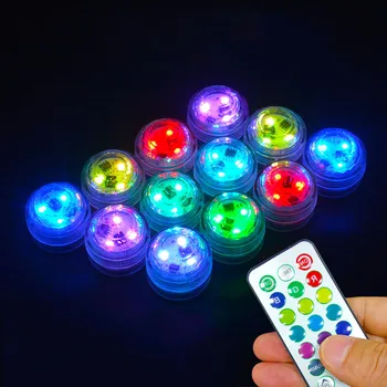 12pcs IP68 Waterproof Battery Operated Multi Color Submersible Led Underwater Light Fish Tank Pond Swimming Pool Wedding Party
12pcs IP68 Waterproof Battery Operated Multi Color Submersible Led Underwater Light Fish Tank Pond Swimming Pool Wedding Party