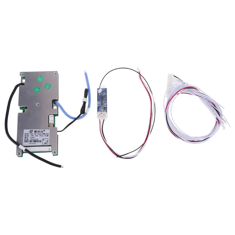 13S Lithium Battery Protective Board BMS 30A Polymer with Bluetooth Intelligent UART Interface Flexible Static Electric Cord
13S Lithium Battery Protective Board BMS 30A Polymer with Bluetooth Intelligent UART Interface Flexible Static Electric Cord
