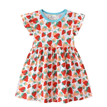 2020 Summer New Short sleeve Kids Girls Clothes Children kids girl Cute Strawberry Print dress Dresses 2-7 Years
2020 Summer New Short sleeve Kids Girls Clothes Children kids girl Cute Strawberry Print dress Dresses 2-7 Years