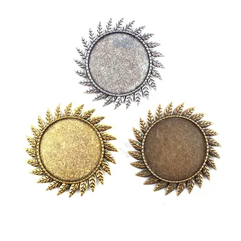 5pcs/lot 3 Color Small Leaves Brooch Tray Fit 30mm Round Glass Cabochon Stone Setting Jewelry Making Material Findings
5pcs/lot 3 Color Small Leaves Brooch Tray Fit 30mm Round Glass Cabochon Stone Setting Jewelry Making Material Findings