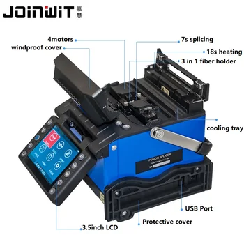 Free Shipping JoinWit JW4106M Optical Fiber Fusion Splicer FTTH Splicing Machine Jilong quality
Free Shipping JoinWit JW4106M Optical Fiber Fusion Splicer FTTH Splicing Machine Jilong quality