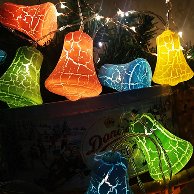 Fairy Led Light String Battery Christmas Lights Crack Bell Light String Garland Tree Lamp For Hanukkah Party Decoration New Year
Fairy Led Light String Battery Christmas Lights Crack Bell Light String Garland Tree Lamp For Hanukkah Party Decoration New Year
