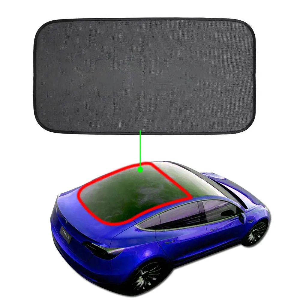 VANSSI Tesla Model 3 Rear Sunroof Sunshade, Windshield Glass Roof Car Skylight Blind Shading Net
VANSSI Tesla Model 3 Rear Sunroof Sunshade, Windshield Glass Roof Car Skylight Blind Shading Net
