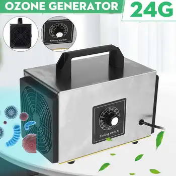 220V 24g Ozone Generator Disinfection Machine Air Filter Purifier Fan For Home Car Formaldehyde sanitizer with Timing Switch
220V 24g Ozone Generator Disinfection Machine Air Filter Purifier Fan For Home Car Formaldehyde sanitizer with Timing Switch