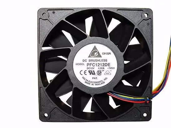 Охлаждающий вентилятор для сервера Delta Electronics PFC1212DE T8SH, постоянный ток 12 В, 120 А, 120x38 мм
Охлаждающий вентилятор для сервера Delta Electronics PFC1212DE T8SH, постоянный ток 12 В, 120 А, 120x38 мм