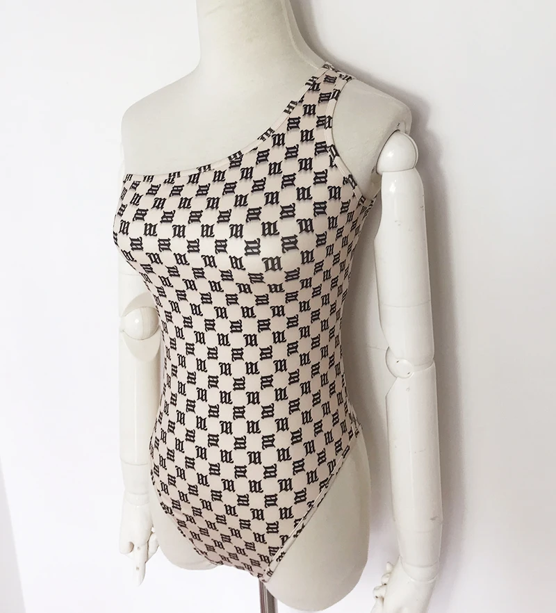 2020 Spring Summer Top Clothing Ins Hot Sale Classical Pattern Print Sexy Bodysuit MISBHV Streetwear Hip-hop Women Bodysuits