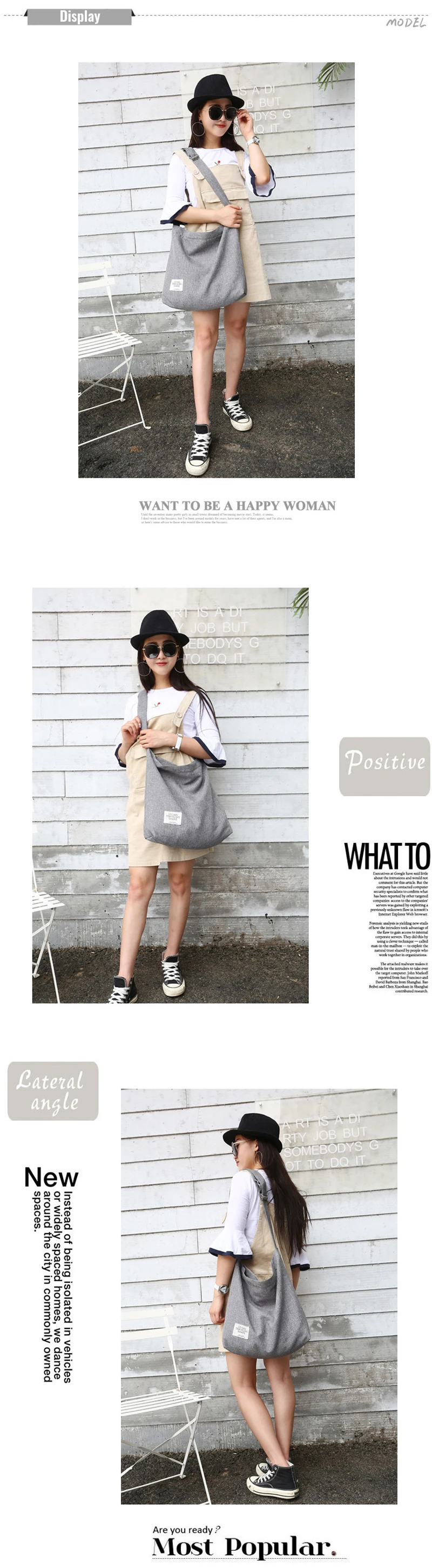 MARKROYAL Shoulder Bag Ladies Messenger Bag Large Capacity Canvas Shopping Bags All-match Simple Student Handbag Dropshipping MARKROYAL Shoulder Bag Ladies Messenger Bag Large Capacity Canvas Shopping Bags All-match Simple Student Handbag Dropshipping