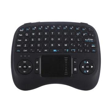 

KP-810-21T 2.4G Wireless Keyboard With Touchpad Portable Handheld Keyboard With Backlight Black