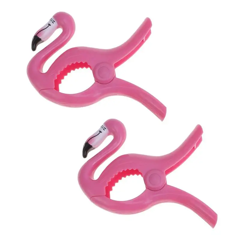 2pcs Creative Flamingo Beach Towel Clips Plastic Chair Clips Holder For Home Bathroom
2pcs Creative Flamingo Beach Towel Clips Plastic Chair Clips Holder For Home Bathroom