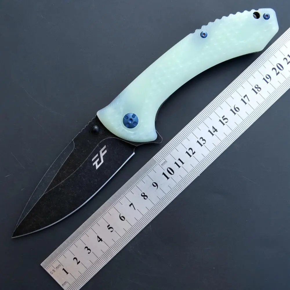 Фото Eafengrow Новый EF927 складной домкрат нож D2 лезвие + G10 Ручка выживания кемпинг