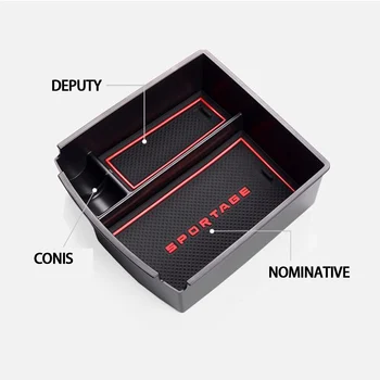 For Kia Sportage QL 2019 2018 Car Central Armrest Storage Box Container Pocket Organizer Holder Box Car Accessories 
For Kia Sportage QL 2019 2018 Car Central Armrest Storage Box Container Pocket Organizer Holder Box Car Accessories