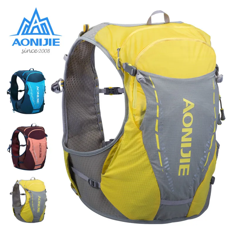 

AONIJIE Newest C9103S Ultra Vest 10L Hydration Backpack Pack Bag Free Water Bladder for Flask Trail Running Marathon Race Hiking
