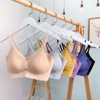 Lace Camisole Latex Underwear Women's Non-Steel Ring Push up Sports Beauty Back Summer Thin Section Bra
Lace Camisole Latex Underwear Women's Non-Steel Ring Push up Sports Beauty Back Summer Thin Section Bra