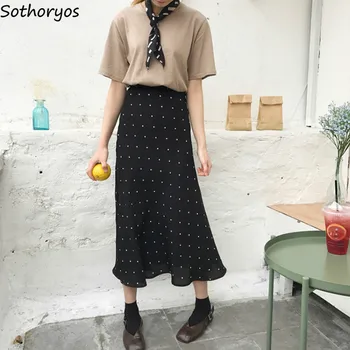 Skirts Women 2020 Spring Korean Style Dot High Waist Sweet Simple Daily All-match Comfortable Womens Clothing Female Trendy Cute
Skirts Women 2020 Spring Korean Style Dot High Waist Sweet Simple Daily All-match Comfortable Womens Clothing Female Trendy Cute